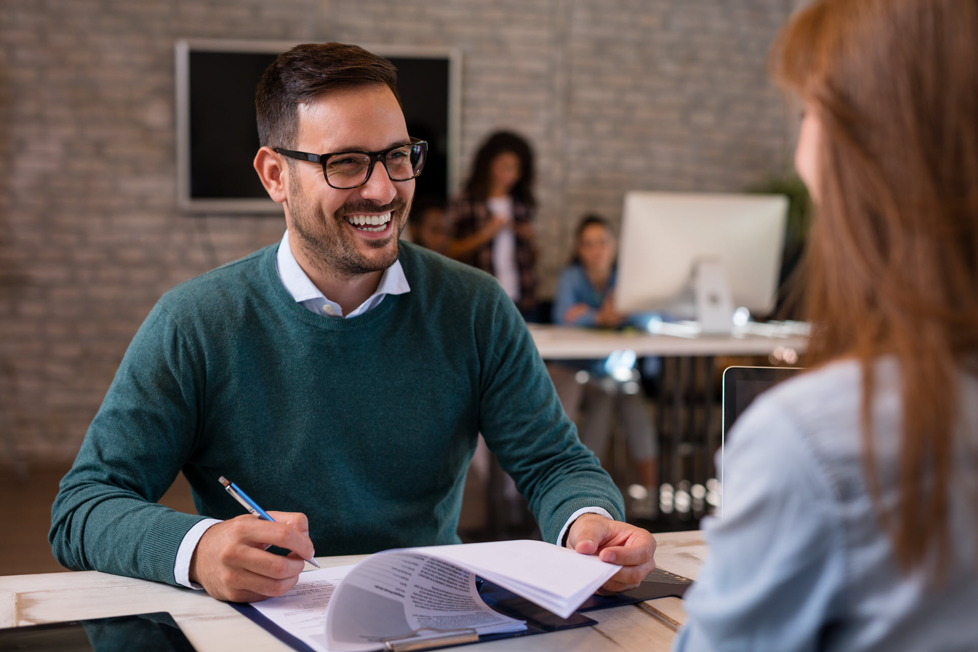 man smiling to discover his life's purpose